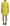 Dsquared² Yellow Nylon Short Sleeves Round Neck Mini Dress