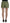 Dsquared² Green Cotton Mid Waist Drawstring Tapered Shorts