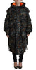 Dsquared² Green Hooded Goth Camouflage Print Parka Coat Jacket