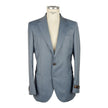 Emilio Romanelli Light Blue Wool Mens Blazer