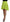 Dsquared² Green High Waist A-line Pleated Mini Women Skirt