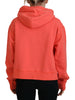 Dsquared² Pink Logo Print Cotton Hoodie Sweatshirt Sweater