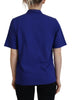 Dsquared² Blue Collared Writings Polo Short Sleeves T-shirt