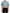 Dsquared² Blue Collared Button Down Short Sleeve Cropped Top