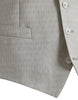 Dolce & Gabbana Off White Cotton Waistcoat Dress Formal Vest