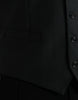 Dolce & Gabbana Black Wool Waistcoat Dress Formal Vest