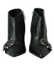 Dolce & Gabbana Black Devotion Quilted Buckled Boots Shoes