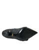 Dolce & Gabbana Black Devotion Quilted Buckled Boots Shoes