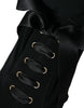 Dolce & Gabbana Black Stiletto Heels Mid Calf Boots Shoes