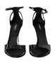 Dolce & Gabbana Black KEIRA Leather Heels Sandals Shoes