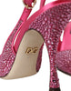 Dolce & Gabbana Pink Slingbacks Crystal Pumps Shoes