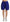Dsquared² Blue Logo Cotton High Waist Sweatshorts Shorts