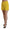 Dsquared² Yellow Cotton High Waist Baggy Women Hotpants Shorts