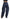 Dsquared² Blue High Waist Cotton Cargo Baggy Denim Jeans