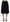 Dsquared² Black High Waist Wide Leg Cropped Trouser Pants