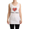 Dolce & Gabbana White Cotton Women Tank Top