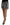 Dsquared² Gray Black Stripes Mid Waist A-line Mini Skirt