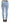 Dsquared² Blue Tattered Mid Waist Cropped Twiggy Denim Jeans