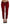Dsquared² Red Low Waist Cotton Stretch Skinny Pants