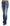 Dsquared² Blue Washed Cotton Mid Waist Flared Denim Jeans