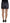 Dsquared² Black Distressed Mid Waist A-line Denim Mini Skirt
