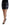 Dsquared² Black Distressed Mid Waist A-line Denim Mini Skirt