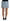Dsquared² Multicolor Polyester Low Waist A-line Denim Skirt