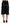 Dsquared² Black Pleated High Waist Wide Leg Cropped Pants