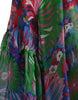 Dolce & Gabbana Multicolor Floral Silk Kaftan Maxi Dress