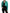 Dolce & Gabbana Green Cotton Tie Dye Cropped Cropped Denim Jacket