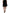 Dolce & Gabbana Black Nylon Lace Trim High Waist A-line Skirt