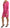 Dolce & Gabbana Pink Plunging Bodycon Sheath Mini Rayon Dress