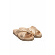 Cerruti 1881 Beige Lambskin Women Sandal