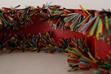 Dolce & Gabbana Multicolor Floral Wide Waist Carretto Belt