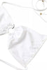 Dolce & Gabbana White Nylon Stretch Swimwear Top Bikini