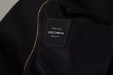 Dolce & Gabbana Black Polyester Single Breasted BlazerJacket