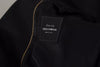 Dolce & Gabbana Black Polyester Single Breasted BlazerJacket