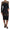 Dolce & Gabbana Black Sheer Floral Lace Sheath Midi Dress
