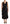 Dolce & Gabbana Black Silk Polka Dots V-neck Sheath Midi Dress
