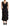 Dolce & Gabbana Black Silk Polka Dots V-neck Sheath Midi Dress