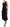 Dolce & Gabbana Black Silk Polka Dots V-neck Sheath Midi Dress