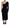 Dolce & Gabbana Black Wrap Sheath One Shoulder Wool Dress