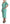 Dolce & Gabbana Mint Green Sheath Square Neckline Midi Dress