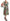 Dolce & Gabbana Multicolor Green Silk Wrap Gown Dress