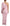 Dolce & Gabbana Pink Flower Embellished One Shoulder Dress