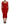Dolce & Gabbana Red Mesh Trim Bodycon Sheath Midi Dress
