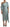 Dolce & Gabbana Silk Mint Green Fit Cut One Shoulder Midi Dress