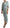 Dolce & Gabbana Silk Mint Green Fit Cut One Shoulder Midi Dress