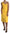 Dolce & Gabbana Yellow One Shoulder Side Slit Midi Dress