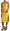 Dolce & Gabbana Yellow One Shoulder Side Slit Midi Dress